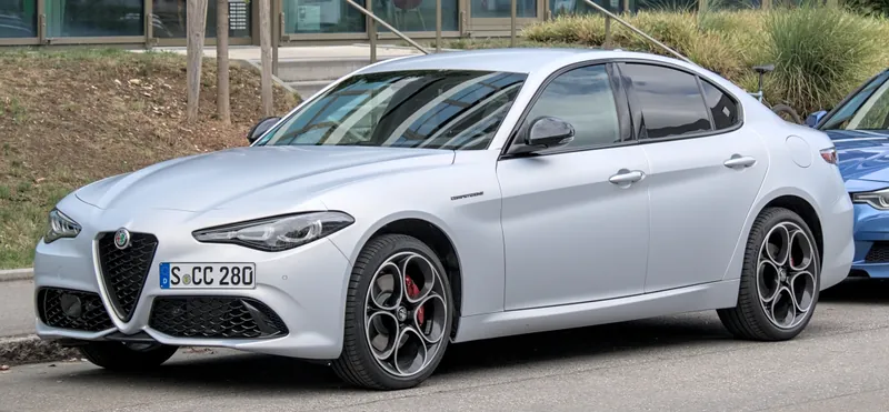 Alfa Romeo Giulia, pohled zepředu
