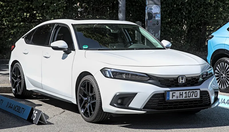 Honda Civic e:HEV (XI), pohled zepředu