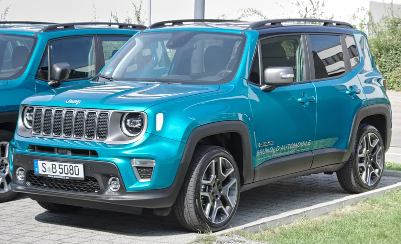 Jeep Renegade, pohled zepředu