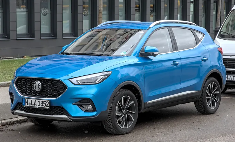 MG ZS, pohled zepředu